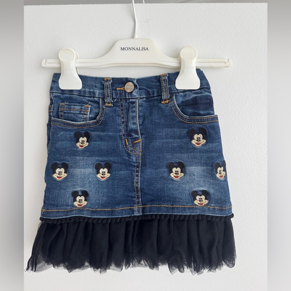 MonnaLisa Blue Denim with Gold Accents